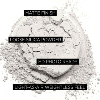 Close-up of Pure Cosmetics Picture-Perfect HD Powder, showcasing its translucent, ultra-fine formula for all skin tones
