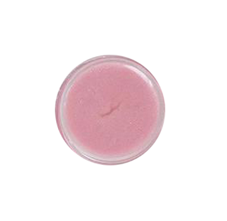 Close-up of Shimmer Pure Illumination Lip Gloss Tester Pot, in small jar on white background for non sticky moisture & shine