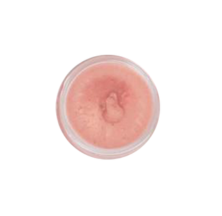 Close-up of Nude Beach Pure Illumination Lip Gloss Tester Pot, moisturizing, non- sticky lip gloss in small jar on white background