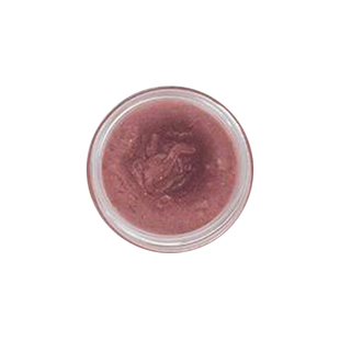 Close-up of Sun Kissed Pure Illumination Lip Gloss Tester Pot, lip gloss in small jar on white background contains lanolin for dry lips