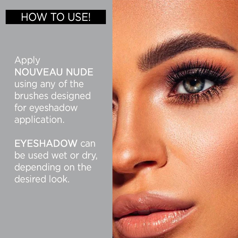 Pure Cosmetics Nouveau Nude Eyeshadow Palette How to use