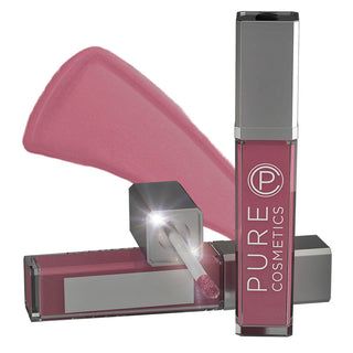 Lip Gloss hydrating long-lasting lighted mirror sheer non sticky pink