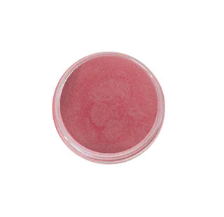 Close-up of Classy Pure Illumination Lip Gloss Tester Pot in small jar on white background with natural plum shine for dry lips - includes lanolin for moisturizing 