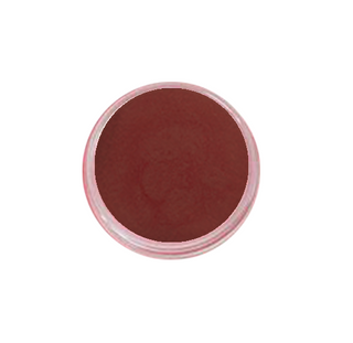 Close-up of Down To Earth Pure Illumination Lip Gloss Tester Pot in small jar on white background with natural plum shine for dry lips - includes lanolin for moisturizing 