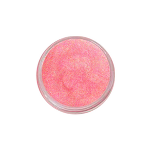 Close-up of Interstellar Pure Illumination Lip Gloss Tester Pot in small jar on white background with natural plum shine for dry lips - includes lanolin for moisturizing 