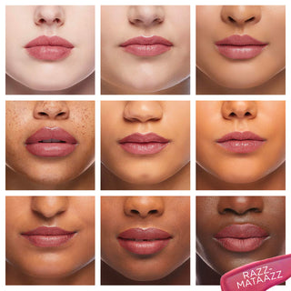 razzmataazz iridescent sheer shimmer lanolin lip gloss natural-based
