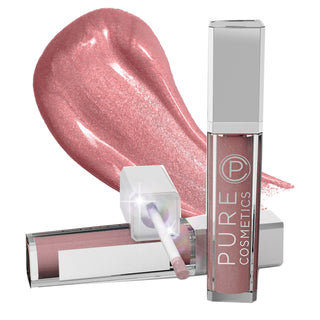pink mauve lip gloss illumination mirror LED shine