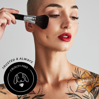 Makeup Brush set cruelty free synthetic vegan cosmetics